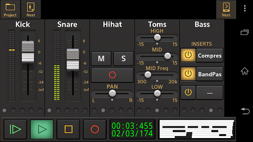 Audio Evolution Mobile Studio TRIAL screenshot 2