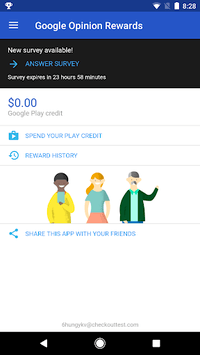 Google Opinion Rewards screenshot 2