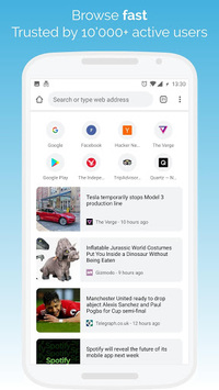 Kiwi Browser - Fast & Quiet screenshot 1