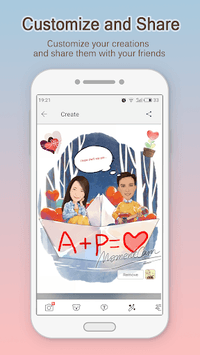 MomentCam Cartoons & Stickers screenshot 3